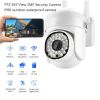 Security Cameras Outdoor - 1080P Color Night Vision Wireless WiFi Home Video Surveillance Pan & Tilt 360° View; Auto Tracking Smart Alerts; 2-Way Audi