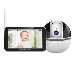 PSABM500 Baby Motion Monitor Temperature Monitor 5 Inch IPS Infrared Night Vision Camera bidirectional Audio HD 1280 * 720P