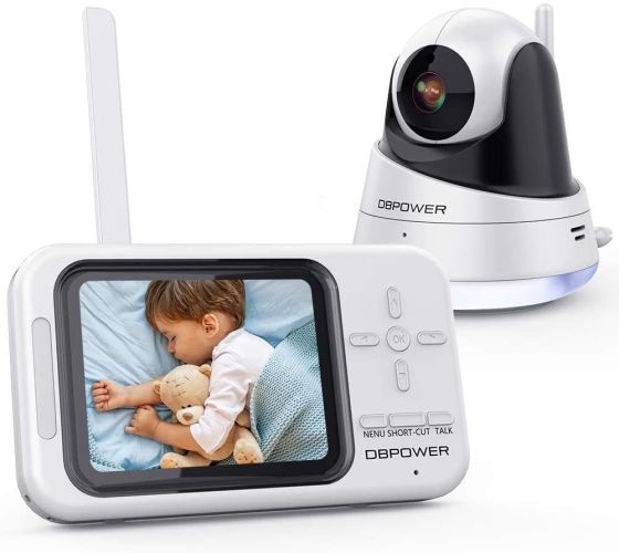 DBPOWER Video Baby Monitor, 3.5" LCD Baby Monitor with Camera and Audio Night Vision DBPOWER Video Baby Monitor, 3.5" LCD Baby Monitor with Camera and Audio Night Vision