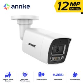 ANNKE 12MP Smart Home Poe Video Surveillance Camera Ip Onvif Audio Night Vision WaterProof security camera