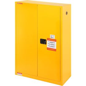 VEVOR Flammable Safety Cabinet, 45 Gal, Cold-Rolled Steel Flammable Liquid Storage Cabinet