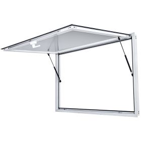 VEVOR Concession Window 64 x 40 Inch, Concession Stand Serving Window Door with Double-Point Fork Lock