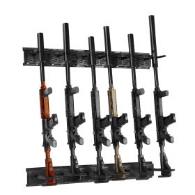 VEVOR Gun Rack, Indoor Gun Rack Wall Mount, 6-Slot Vertical Rifle Shotgun Gun Rack