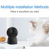 Laxihub 5MP Wi-Fi Surveillance Camera Baby Monitor 360° Indoor Home Black Security PT Camera 2K+ Night Vision Wi-Fi Cam For Pet Nanny P2F Without TF/S