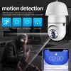 1080P HD E27 Wi-Fi Light Bulb Camera; 2.4/5G Dual-Band IP Network Security System; PTZ Camera with Two-Way Audio; Mobile Motion Detection; smart Alarm