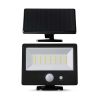 Hyper Tough Motion Sensing Outdoor Security Flood Light, Dusk to Dawn, Black, 120 ° Beam Angle, 800 Lumens, Solar Power