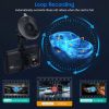 1080P Car DVR 3in Camera Dash Cam Camcorder Camera Recorder with 100° Angle Loop Recording Motion Detection