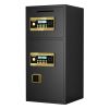 Large Double-door Coin-operated Safe,Digital Security Safe with Fireproof and Waterproof Bag