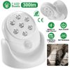 Wireless LED Spotlight 90 Degree Motion Sensor Night Lamp 360°Rotate Cordless Stairs Lights Battery Operated