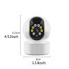 Wireless IP Camera Wifi 360 1080P CCTV Camera Pet Mini Video Surveillance Camera WIFI Baby Monitor Smart Home For Home Office Pet Baby Monitor Without