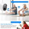 1080P WiFi IP Camera PIR Motion Detection IR Night Vision Camcorder IP66 Waterproof Security Surveillance Camera App Cloud Available for Indoor Outdoo