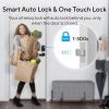 ULTRALOQ U-Bolt Pro WiFi Smart Lock with Door Sensor 8-in-1 Keyless Entry Door Lock with Built-in WiFi,Fingerprint ID,App Remote