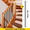 VEVOR Deck Balusters, 16 Pack Metal Deck Spindles, 44"x0.5" Staircase Baluster with Screws, Iron Deck Railing for Wood and Composite Deck