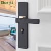 Aluminum Alloy Door Locks Bedroom Minimalist Door Handle Lock Cylinder Security Mute Door Lock