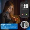 Wireless Smart Wi-Fi Video Doorbell Security Phone Doorbell Intercom Camera Two Way Audio Night Vision 1080P Motion Detection Battery Operated