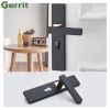 Aluminum Alloy Door Locks Bedroom Minimalist Door Handle Lock Cylinder Security Mute Door Lock