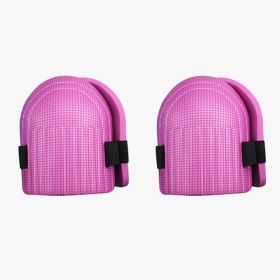 1/2 Pair Soft Foam Knee Pads For Knee Protection, Safety Self Protection For Gardening Cleaning, Protective Sport Kneepad (Quantity: 2 Pairs, Color: Pink)