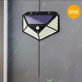 Outdoor Solar 100 LED Motion Sensor Light (Color: White)