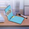 Unisex PU Leather Wallet RFID Blocking Slim Bifold Credit Card Holder with Money Clip