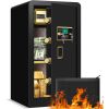 5.0 Cu ft Extra Large Heavy Duty Home Safe Fireproof Waterproof, Anti-Theft Digital Home Security Safe Box With Fireproof