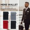 Slim Minimalist Wallet for Men | RFID Blocking Wallet | Easy Pop Up Card Access