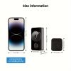 1pc smart wireless doorbell, smart 2.4G WIFI video doorbell, Tuya APP smart system control, two-way intercom, night vision function, video call