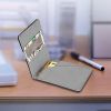 Unisex PU Leather Wallet RFID Blocking Slim Bifold Credit Card Holder with Money Clip