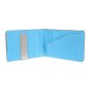 Unisex PU Leather Wallet RFID Blocking Slim Bifold Credit Card Holder with Money Clip