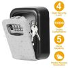 Key Lock Box with Code for House Key Storage